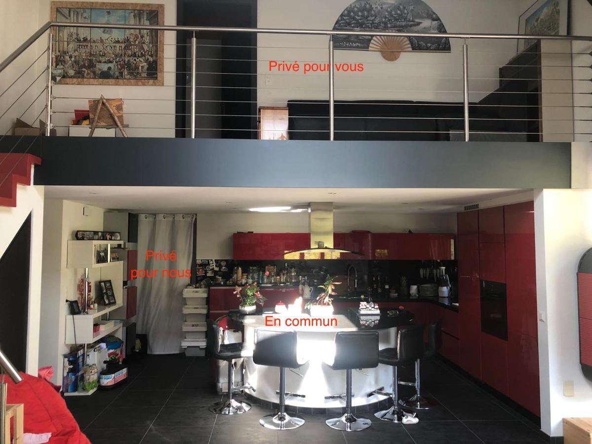 Logement Chez L'Habitant Etage Independant Grone Екстер'єр фото